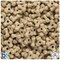 BeadTin Khaki Opaque 11mm TriBead Plastic Craft Beads (500pcs)
